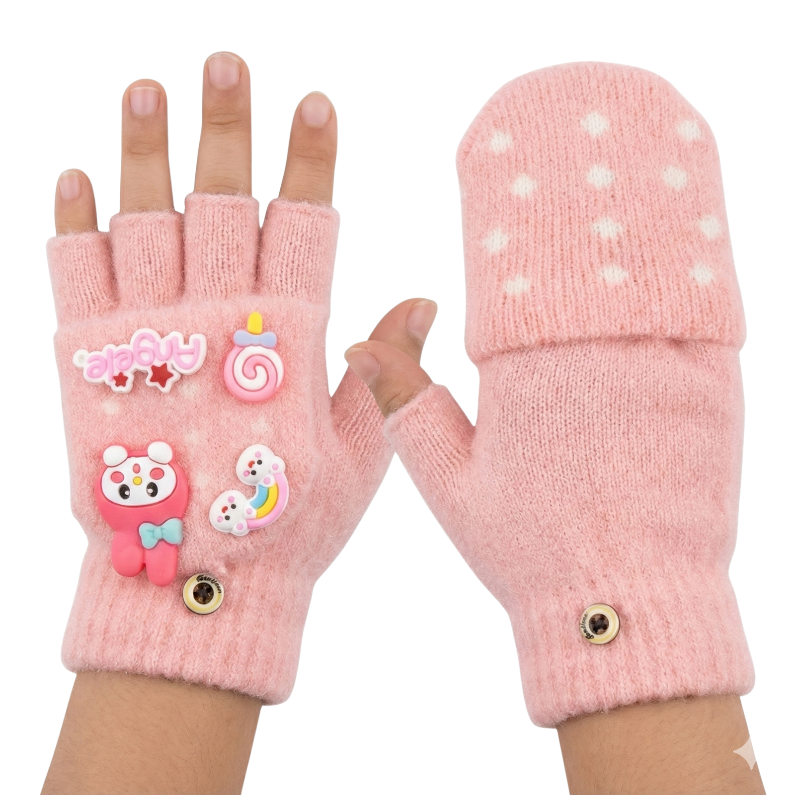 Winter Special Kids Convertible Gloves with Detachable Top