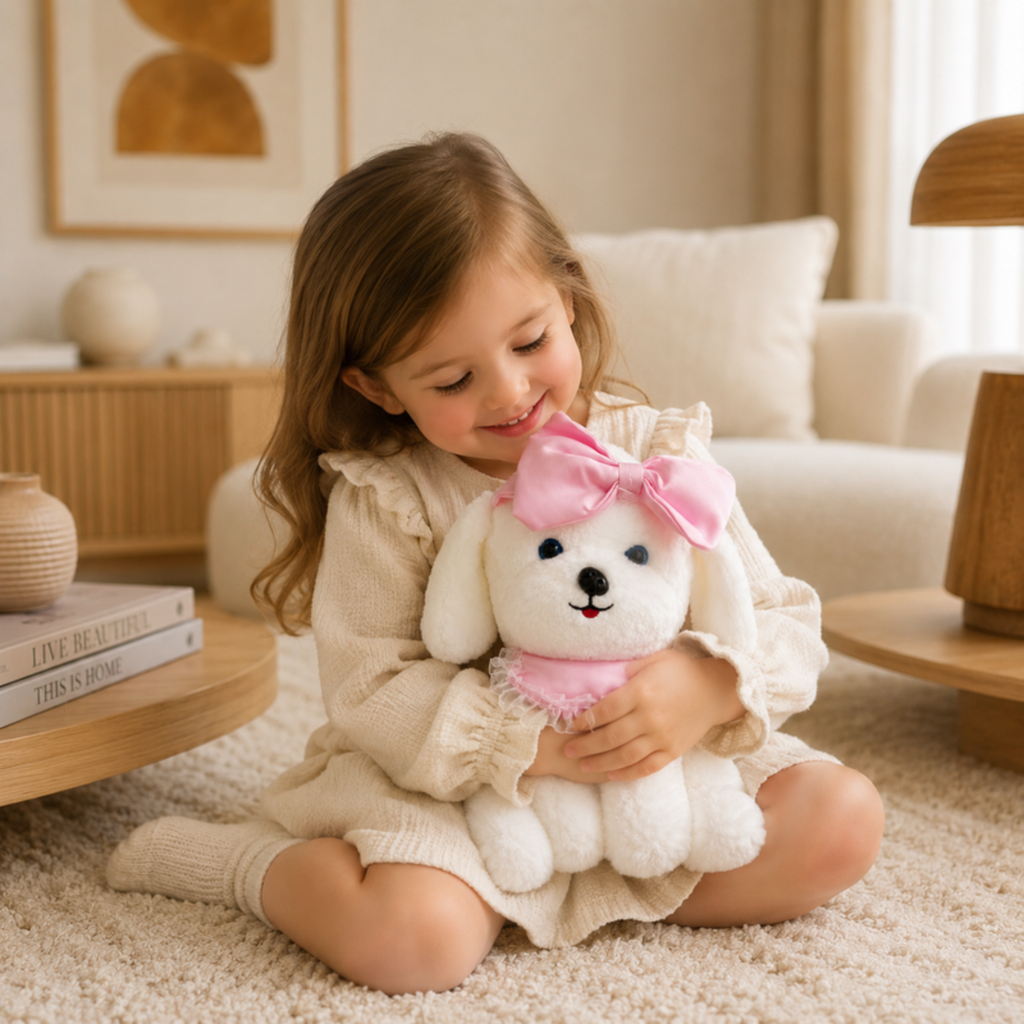 Dottie – The Elegant Puppy Plush Toy