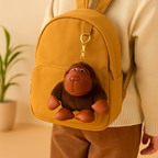 Brown Gorilla Plush Keychain