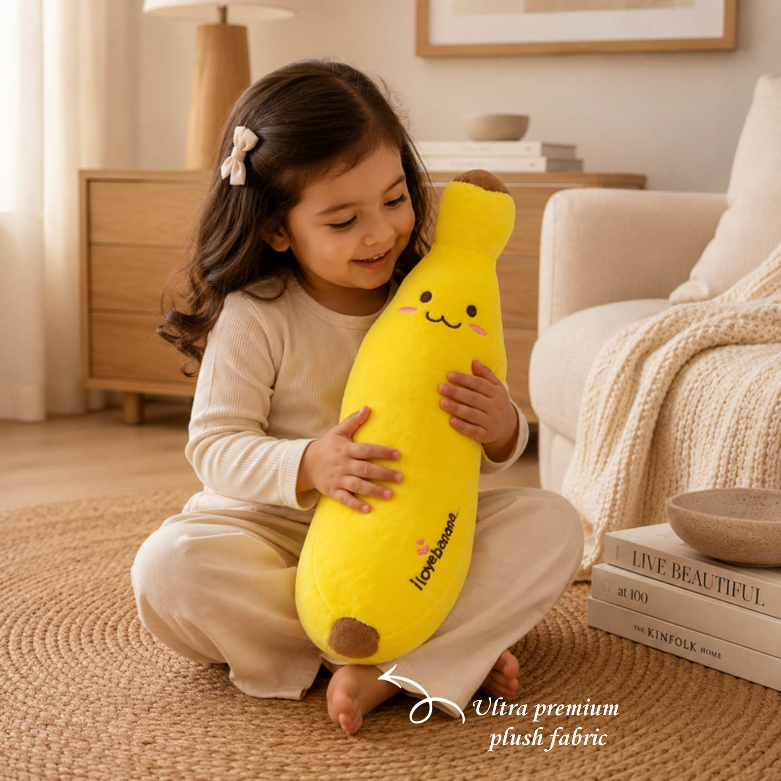 Nino – The Smiling Banana Hug Pillow