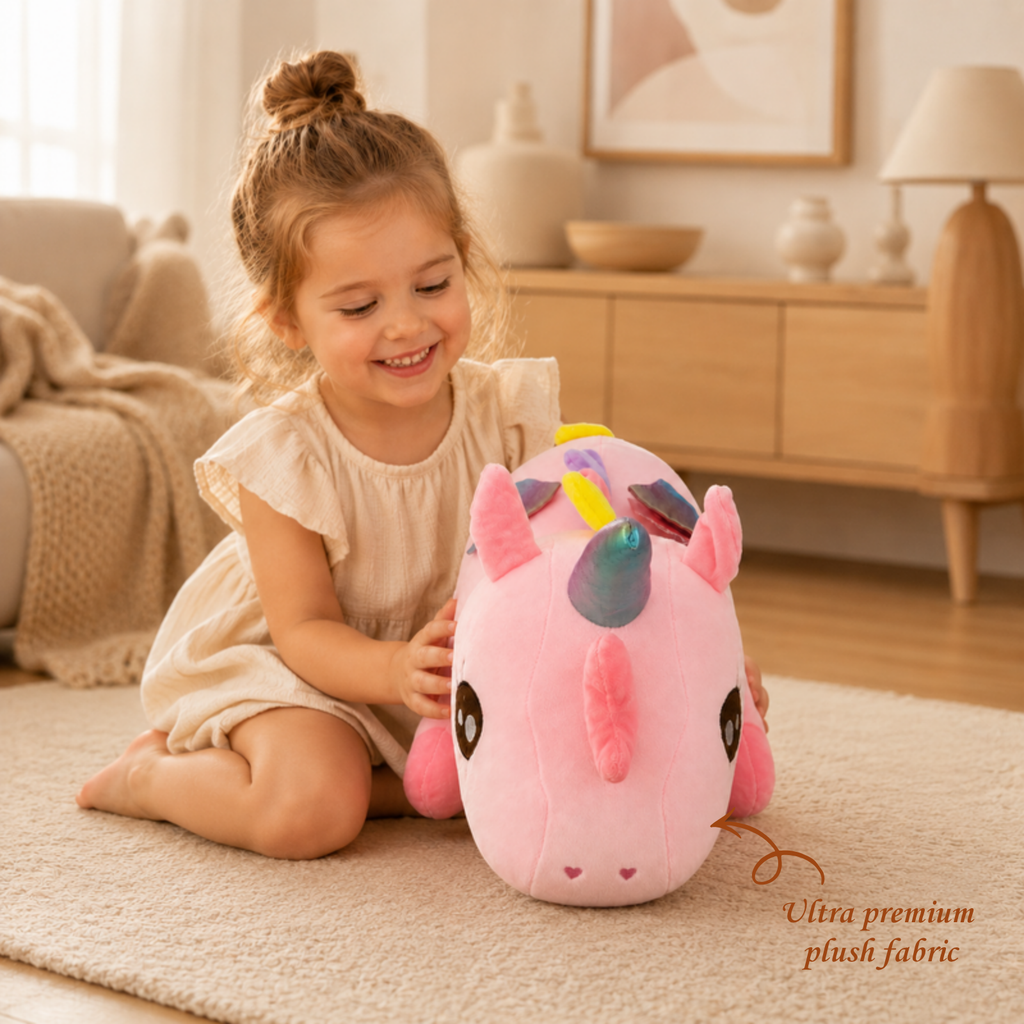Faye – The Rainbow Unicorn Hug Pillow