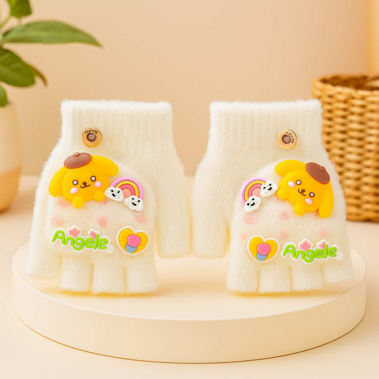 Winter Special Kids Convertible Gloves with Detachable Top