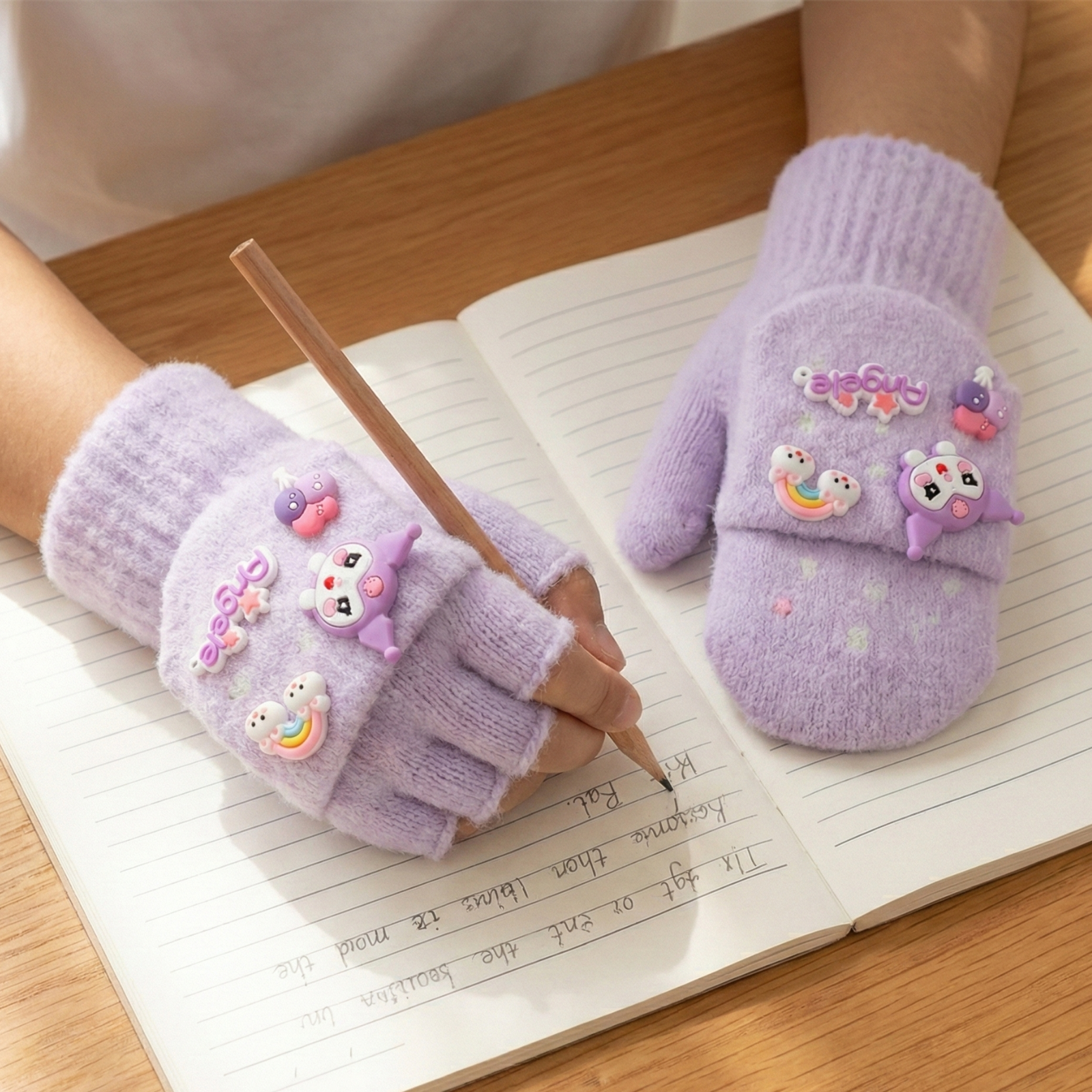 Winter Special Kids Convertible Gloves with Detachable Top