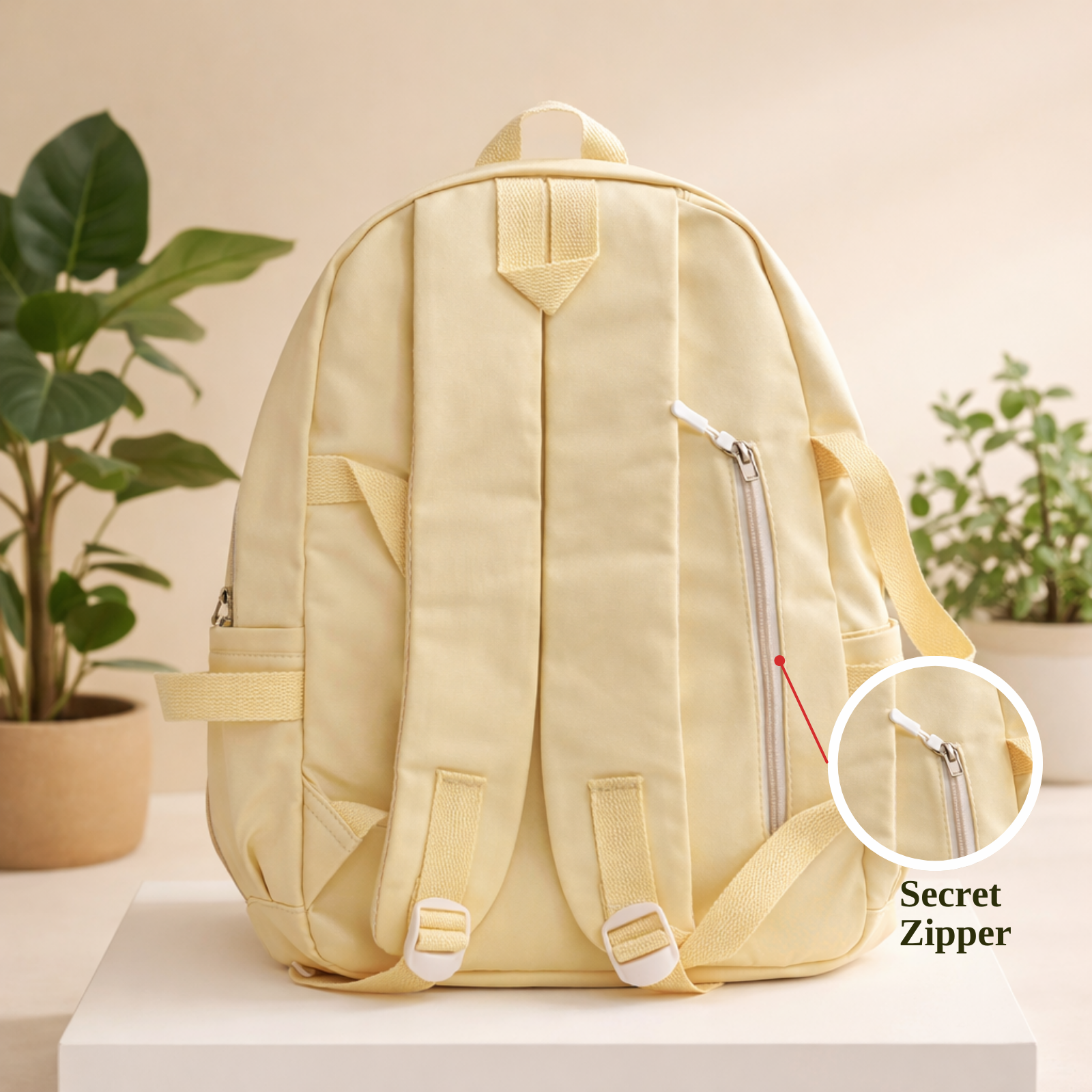Yellow School Backpack for Boys & Girls