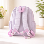 Donut Design Purple Backpack with Chest Strap