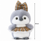 Hazel – The Plaid Penguin Plush Toy