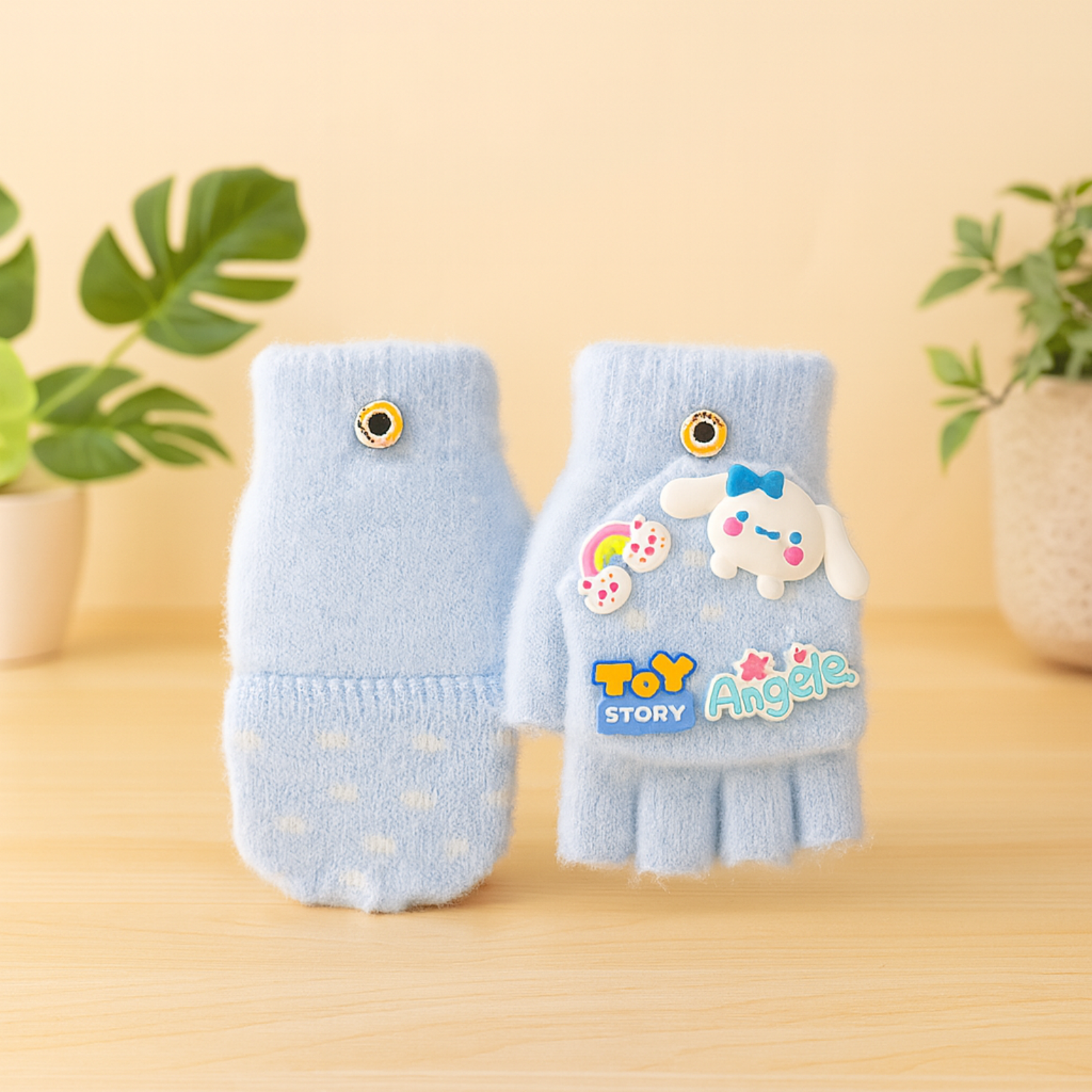 Winter Special Kids Convertible Gloves with Detachable Top