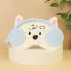Plush Sleep Eye Mask with Hot & Cold Gel Pad for Men, Women & Kids