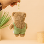 Teddy Bear with Dungry Plush Keychain