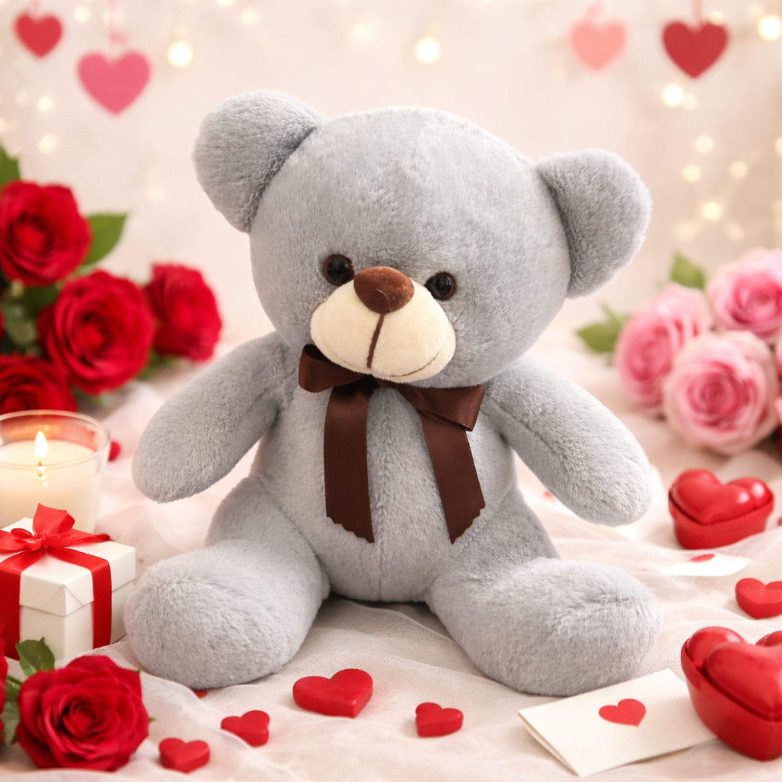 Toffee – The Ribbon Teddy Bear Plush Soft Toy