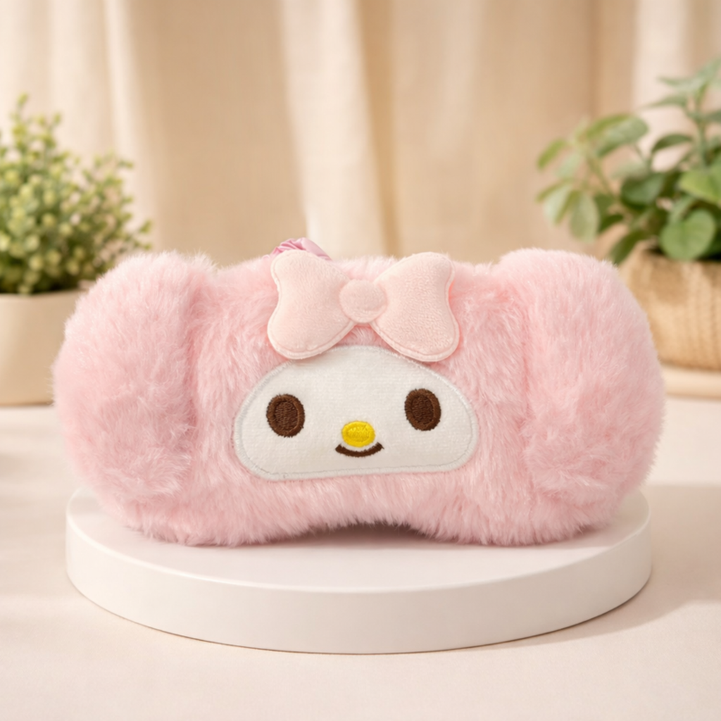 Pink Kitty Eye Mask with Hot & Cold Gel Pad