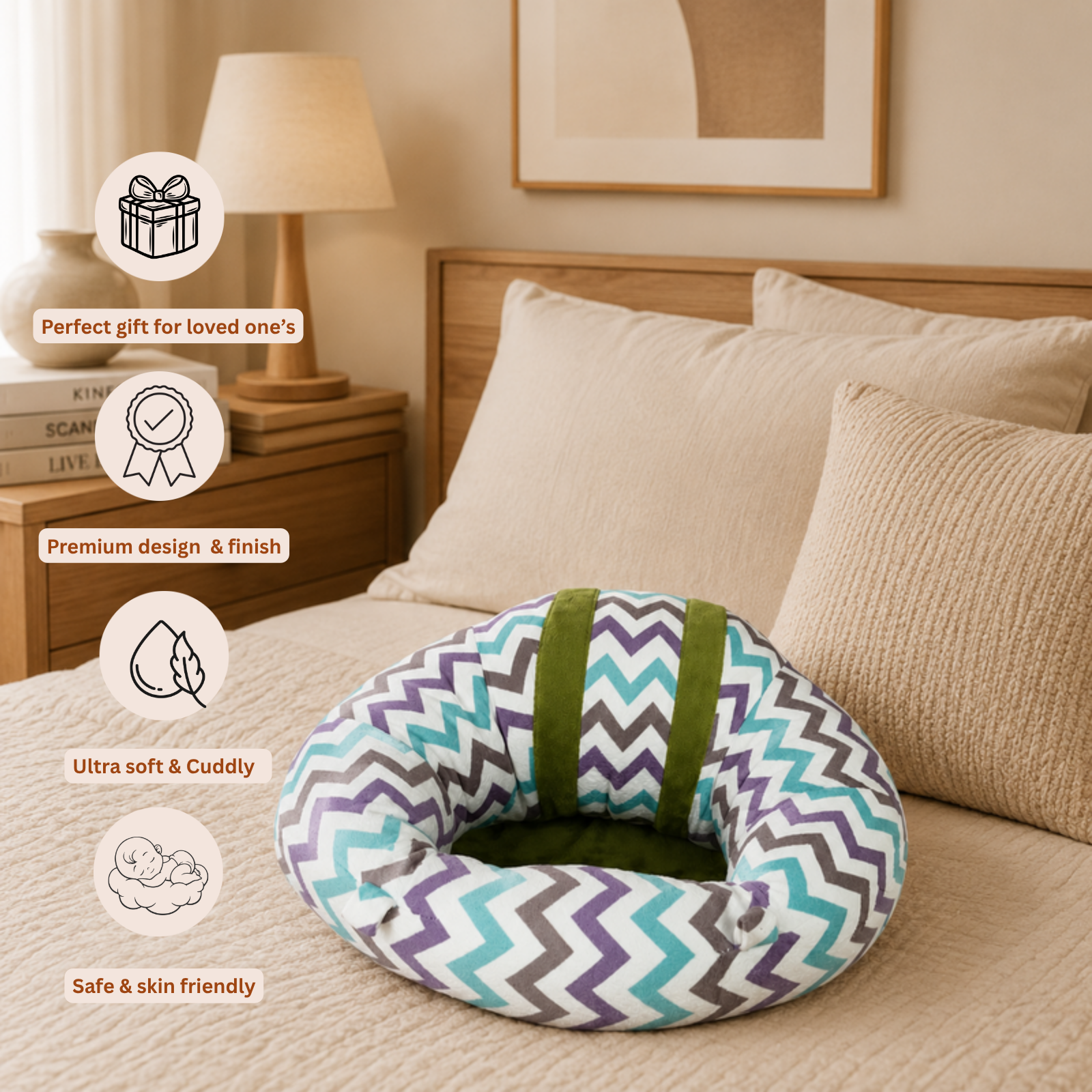 Chevron Baby Support Sofa & Seat