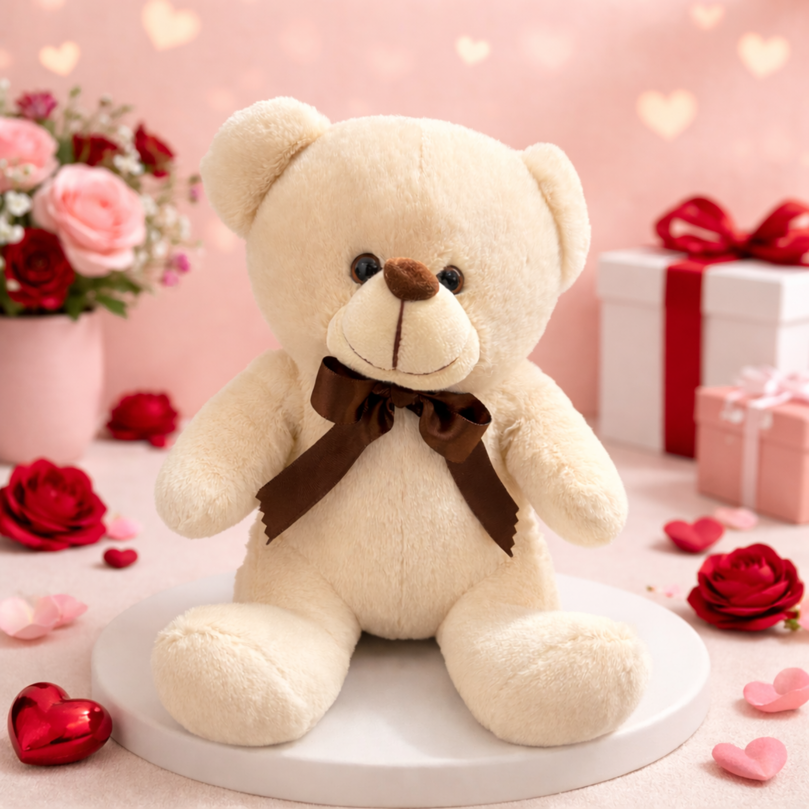 Toffee – The Ribbon Teddy Bear Plush Soft Toy