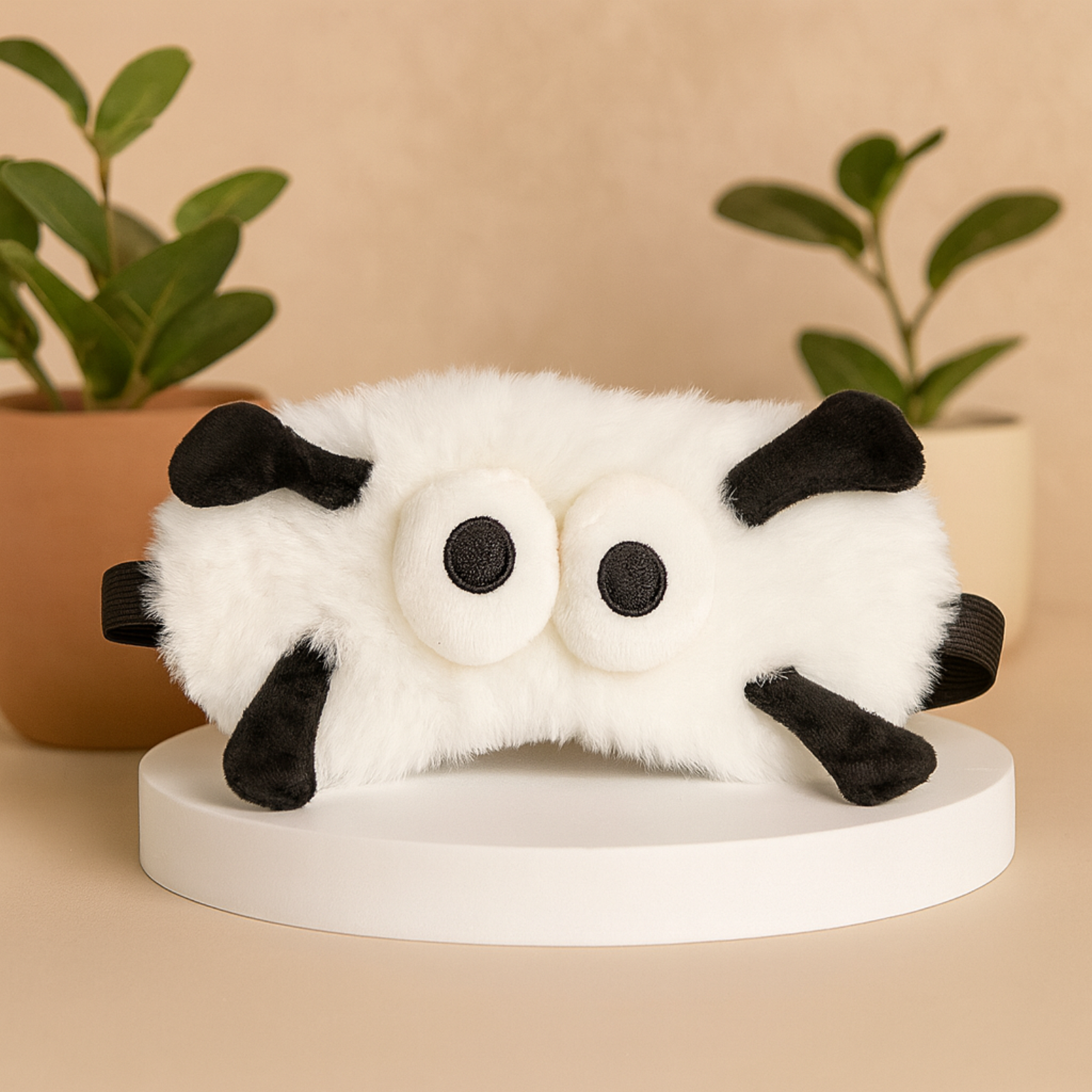 Plush Sleep Eye Mask with Hot & Cold Gel Pad for Men, Women & Kids