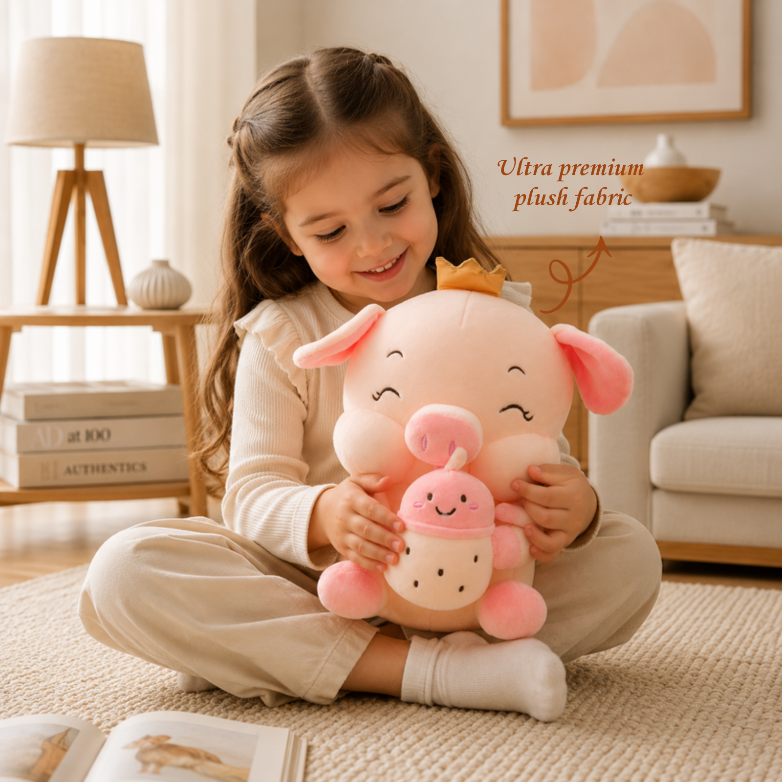 Poppy – The Crowned Pig Plush Toy