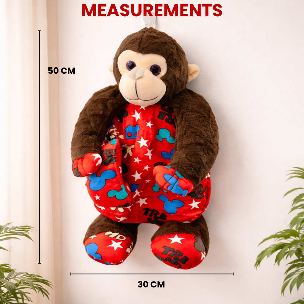 Apey – The Monkey Diaper Storage Plush