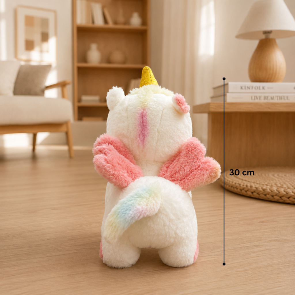 Serena – The Golden Unicorn Plush Toy