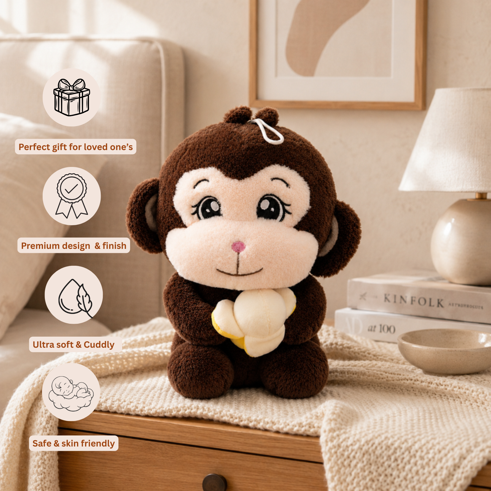 Baxter – The Banana Monkey Plush Toy