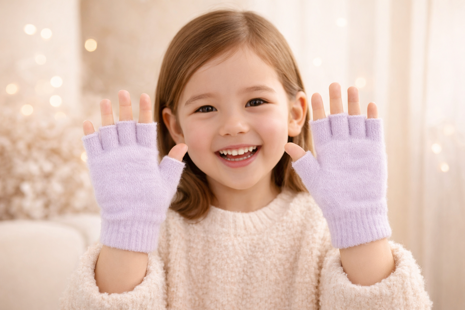 Winter Special Kids Convertible Gloves with Detachable Top