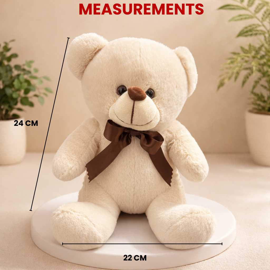 Toffee – The Ribbon Teddy Bear Plush Soft Toy