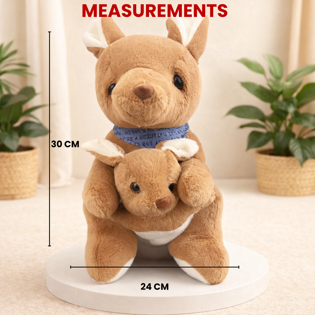 Kongo – The Mother & Baby Kangaroo Plush Soft Toy