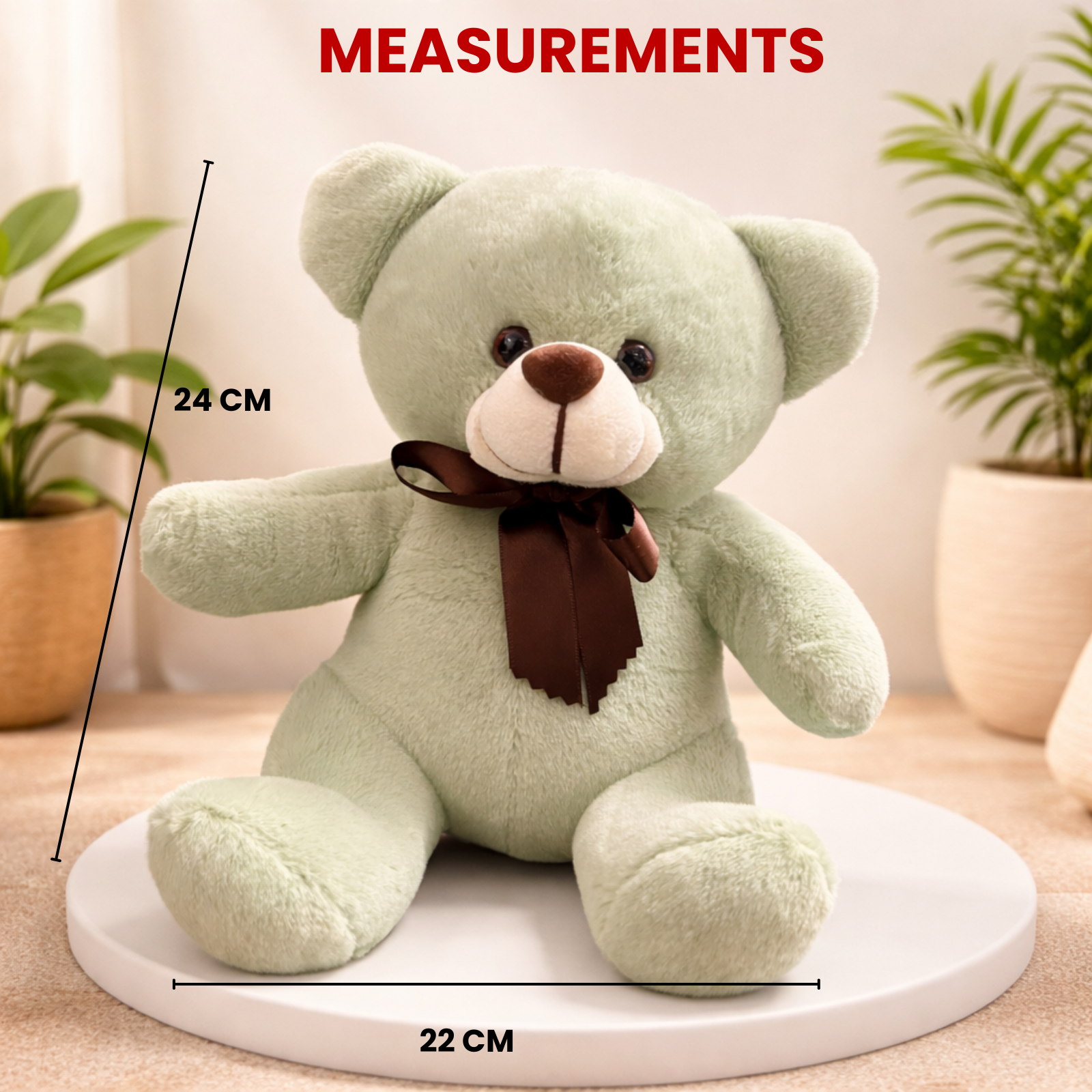 Toffee – The Ribbon Teddy Bear Plush Soft Toy