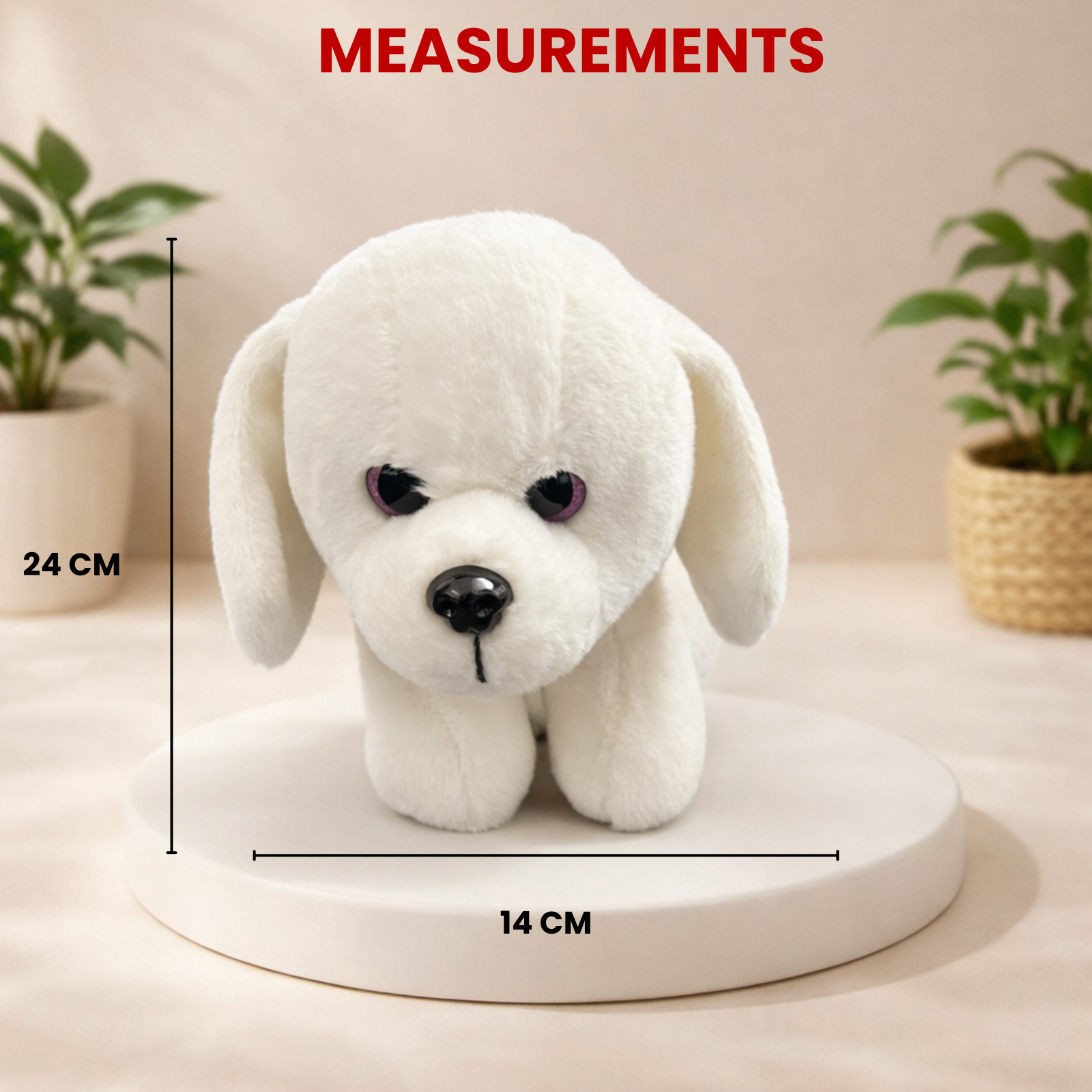 Luffy – The Sitting Puppy Plush Soft Toy