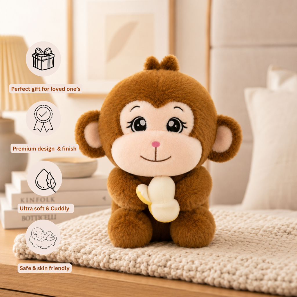 Monty – The Banana Monkey Plush Toy
