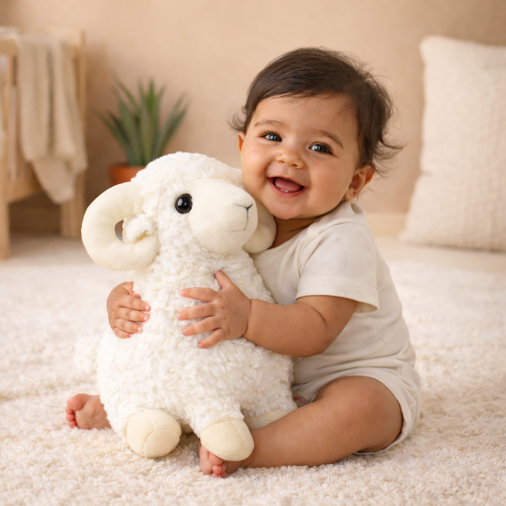 Wooly – The Fluffy Sheep Plush Soft Toy