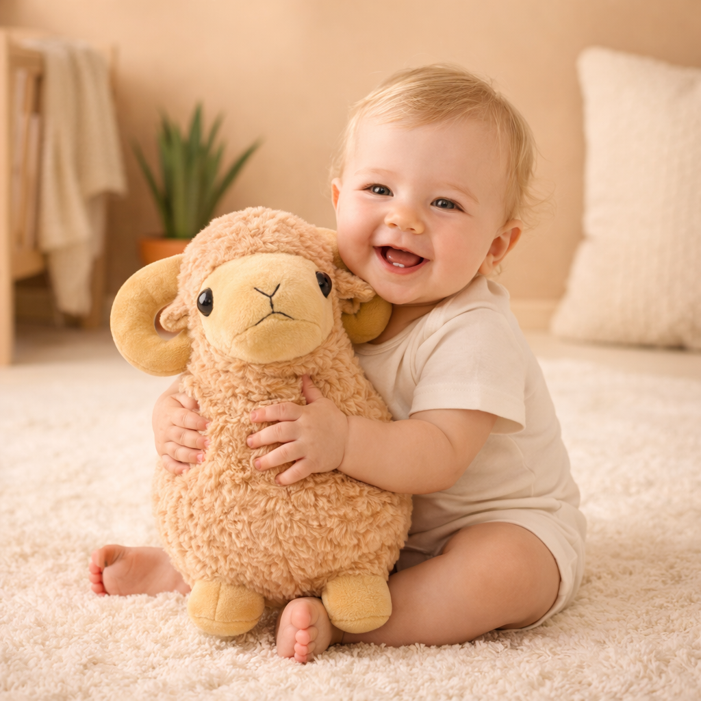 Wooly – The Fluffy Sheep Plush Soft Toy