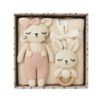 Knitted Bunny Baby Gift Set