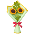 Handmade Crochet Flower Bouquet with Sunflowers