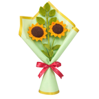 Handmade Crochet Flower Bouquet with Sunflowers