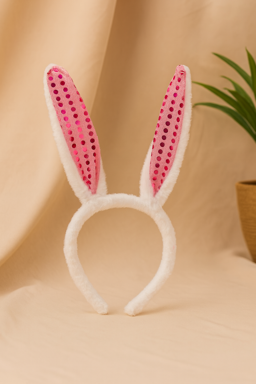 Sequin Bunny Ear Headband