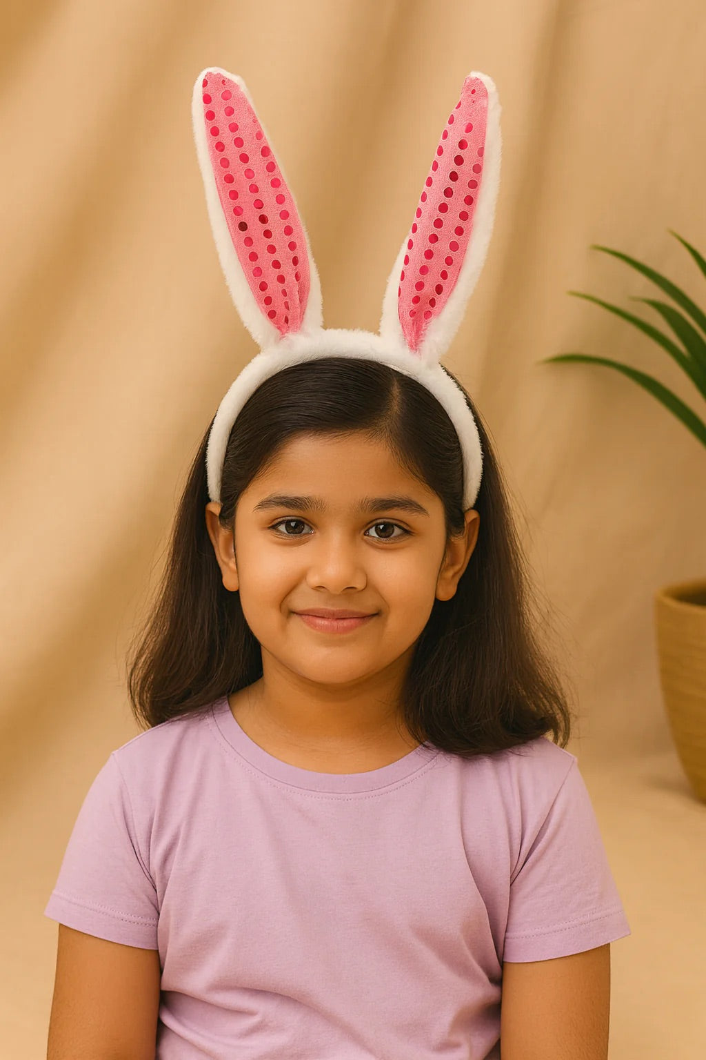 Colorful Bunny Ear Hairbands Pack (Pack OF 9)
