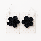 Flower Pearl Hair Clips Set |  Elegant Hair Accessories