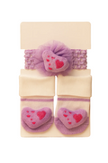 Strawberry Baby Socks & Matching Hair Belt Set