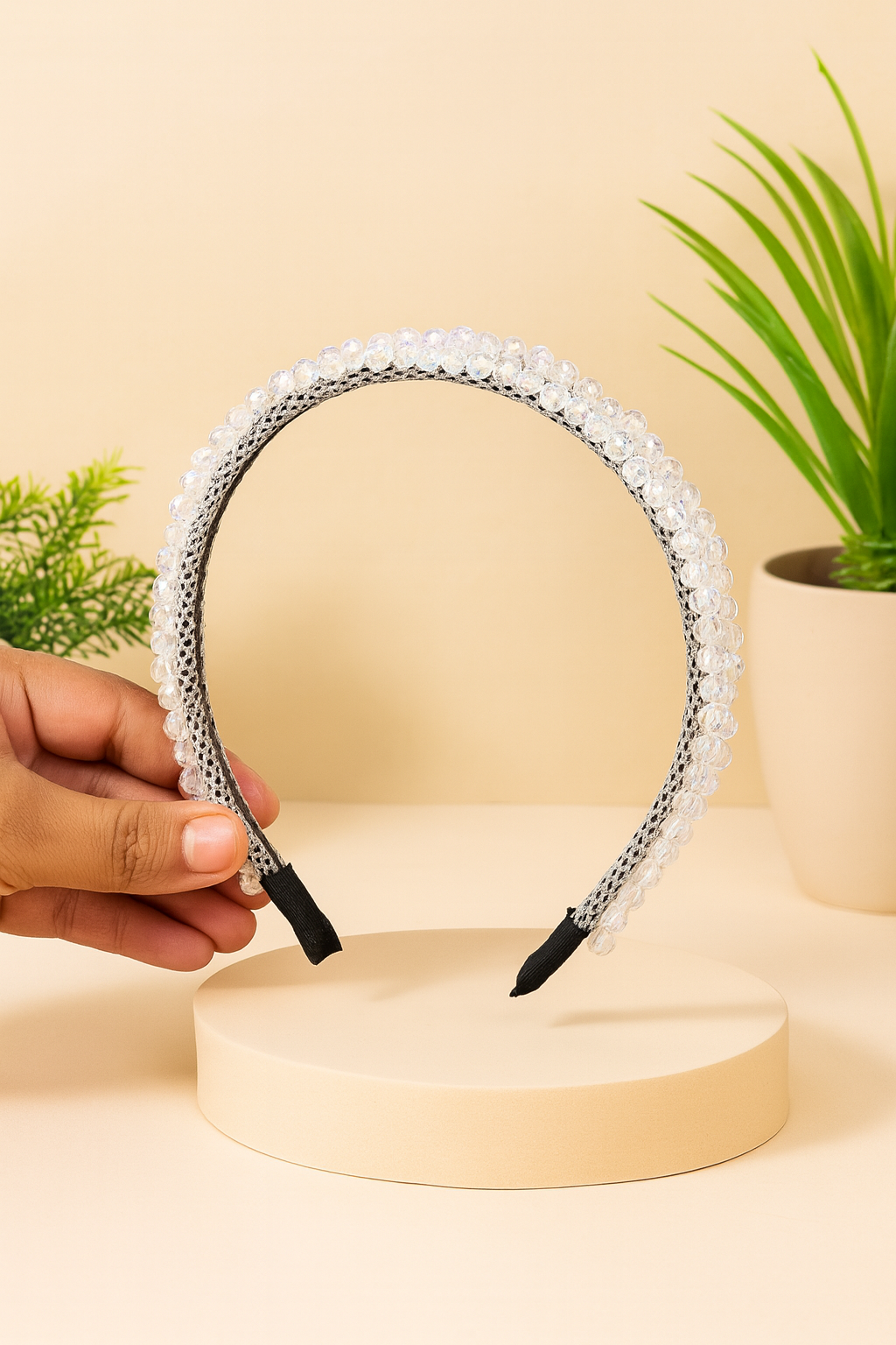 Whumies Crystal Beaded Hair Band