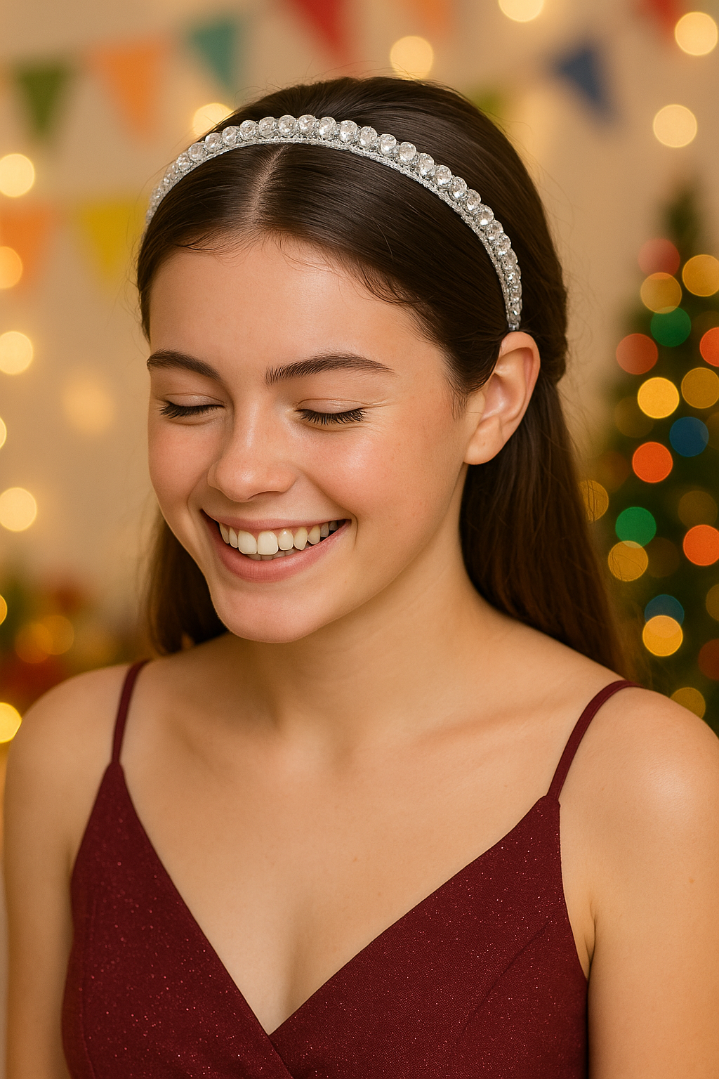 Whumies Crystal Beaded Hair Band