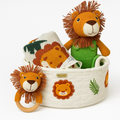 Knitted Lion Gift Basket | Premium Gift Set