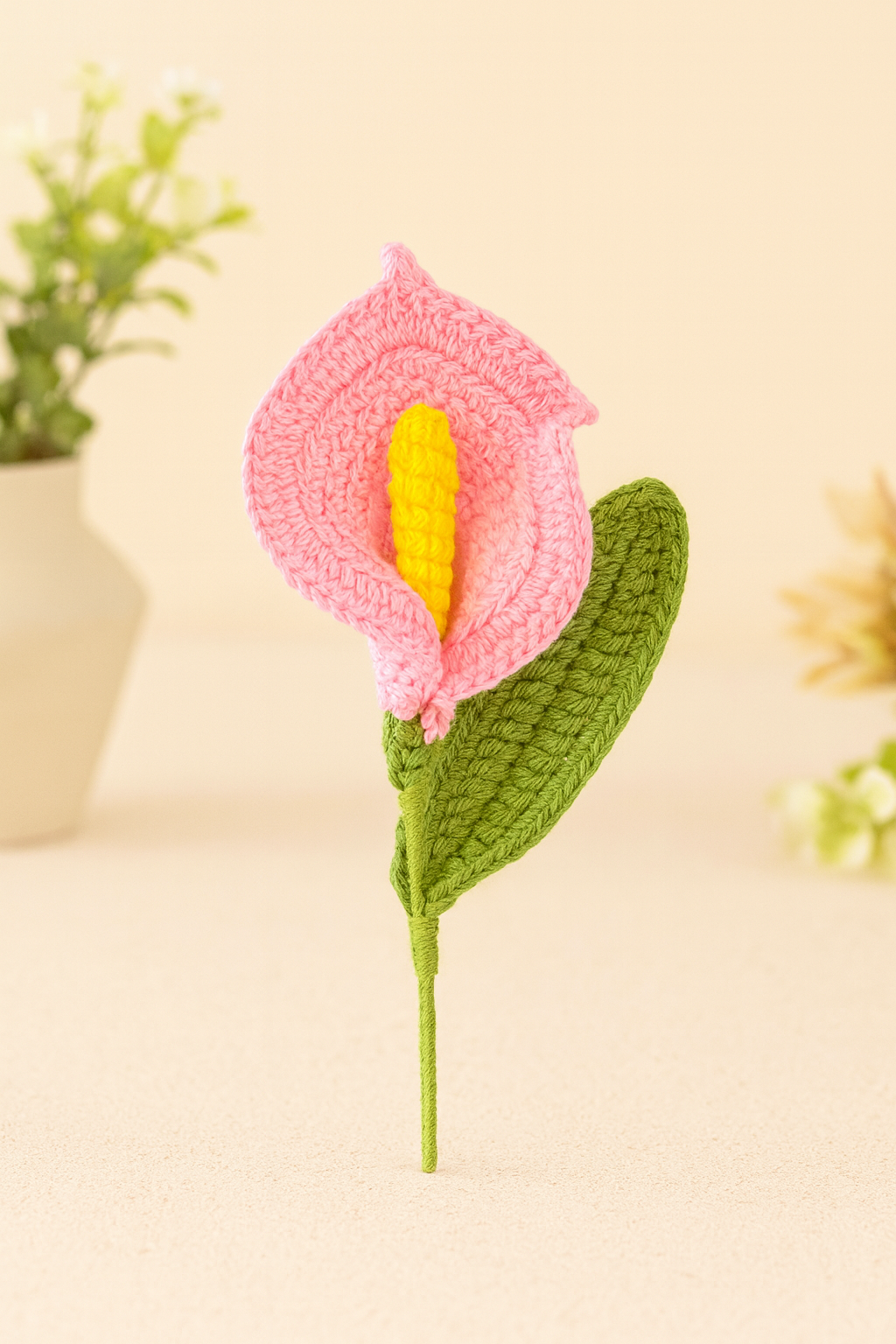 Handmade Crochet Calla Lily Flower