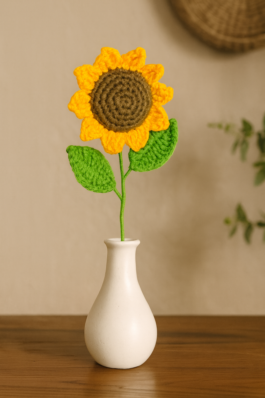Handmade Crochet Sunflower