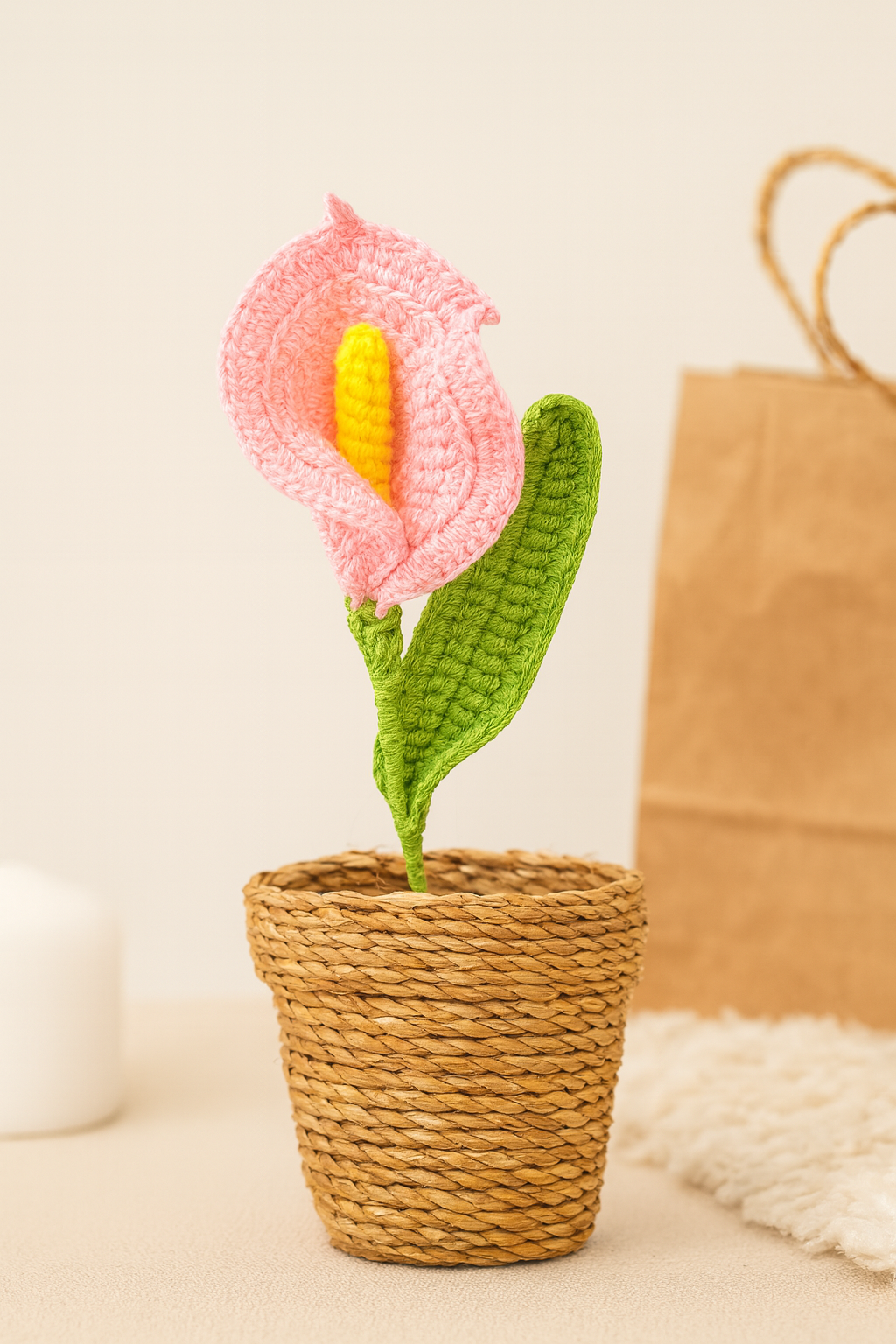 Handmade Crochet Calla Lily Flower