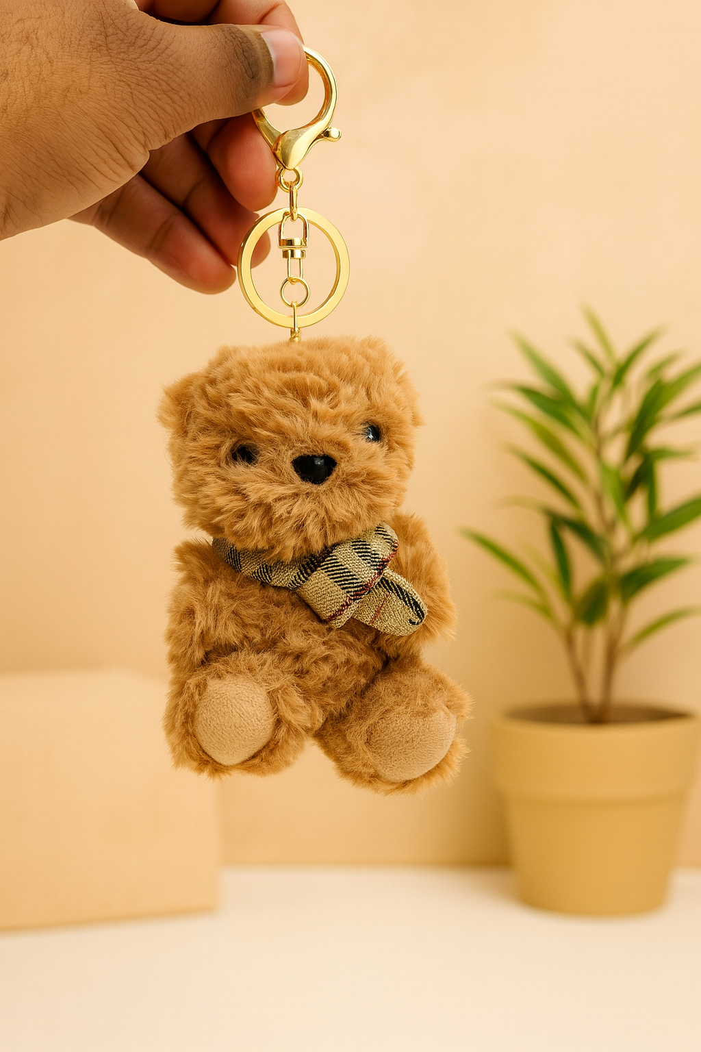 Teddy Bear Plush Bag Charm/Keychain