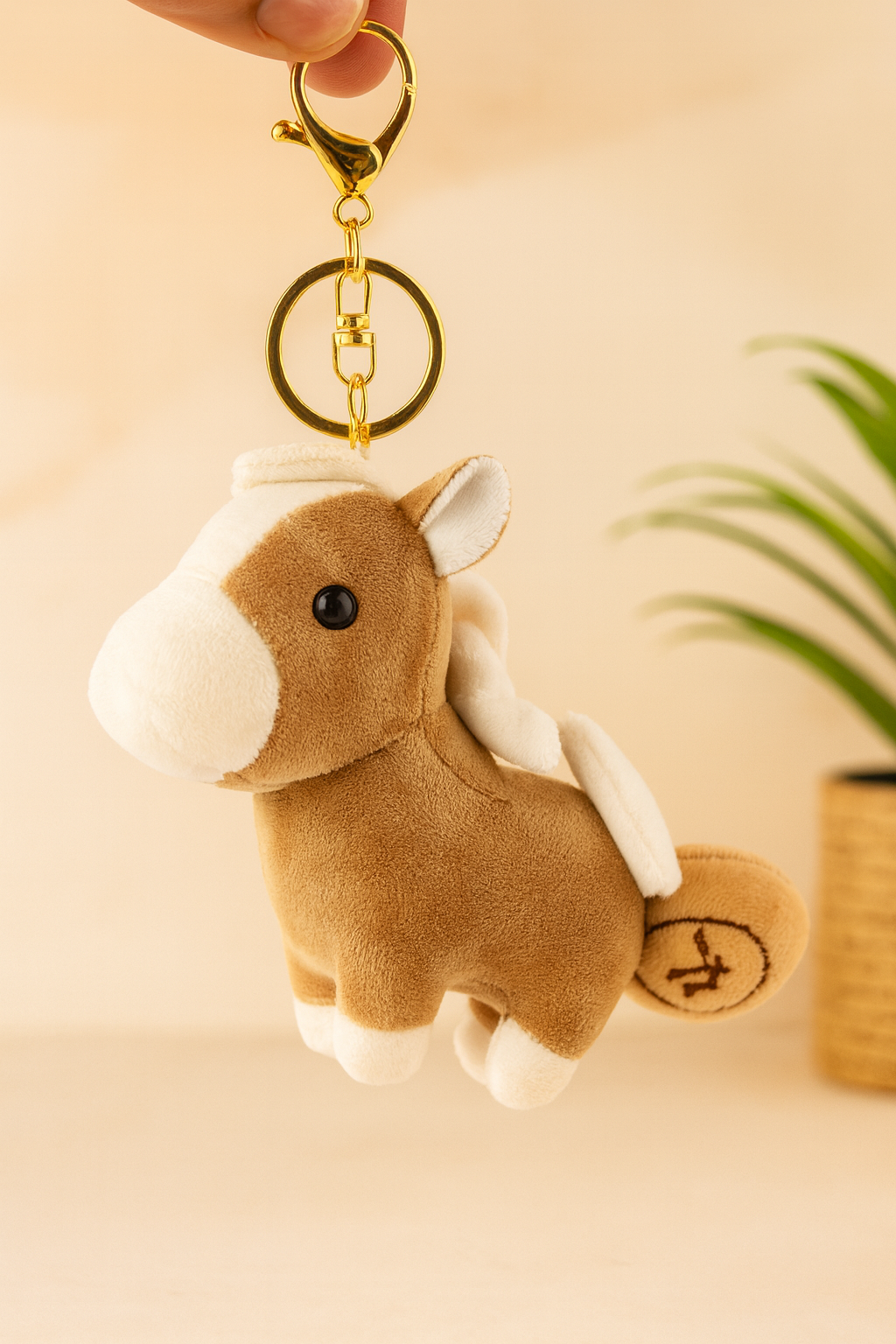 Kawaii Horse Plush Bag Charm/Keychain