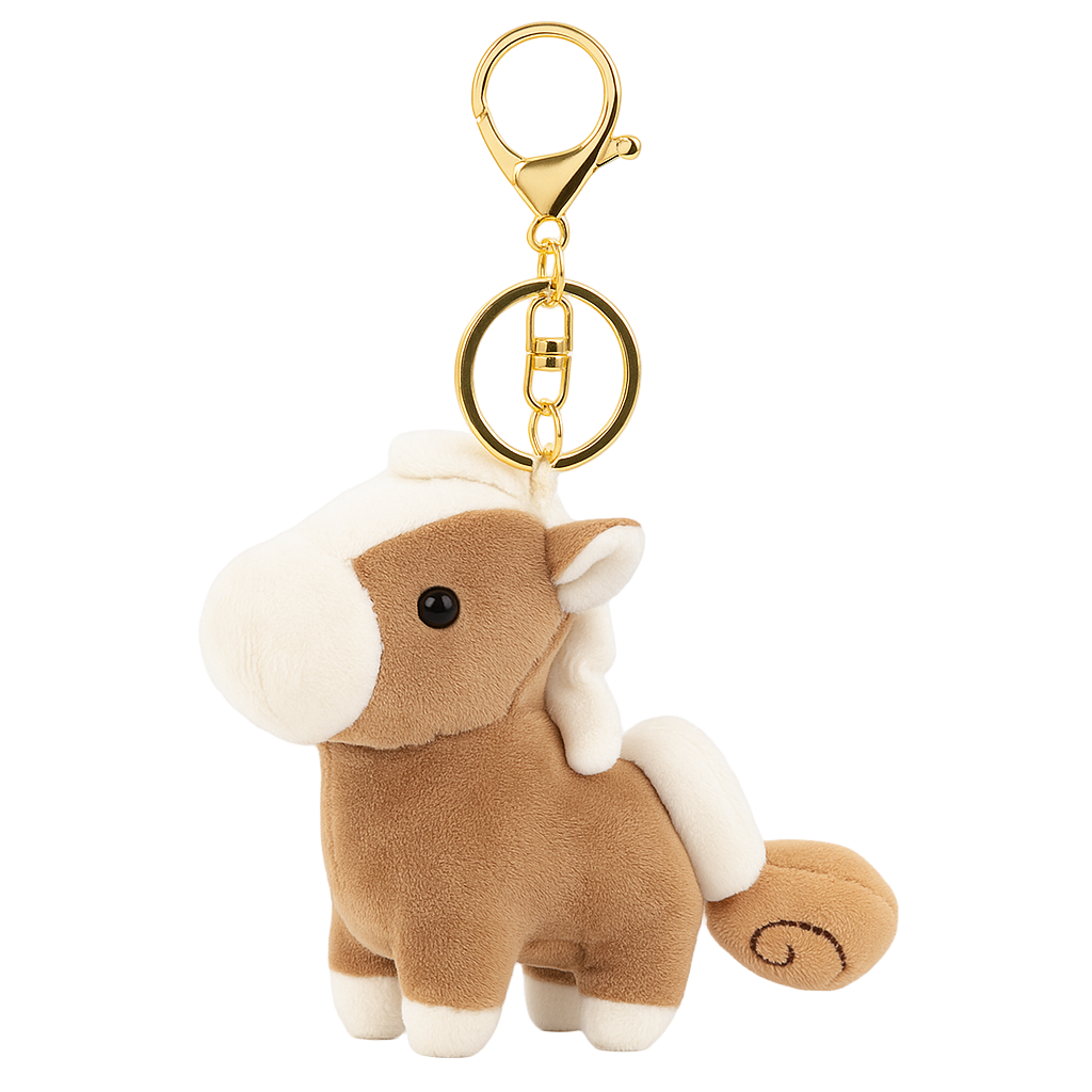 Kawaii Horse Plush Bag Charm/Keychain