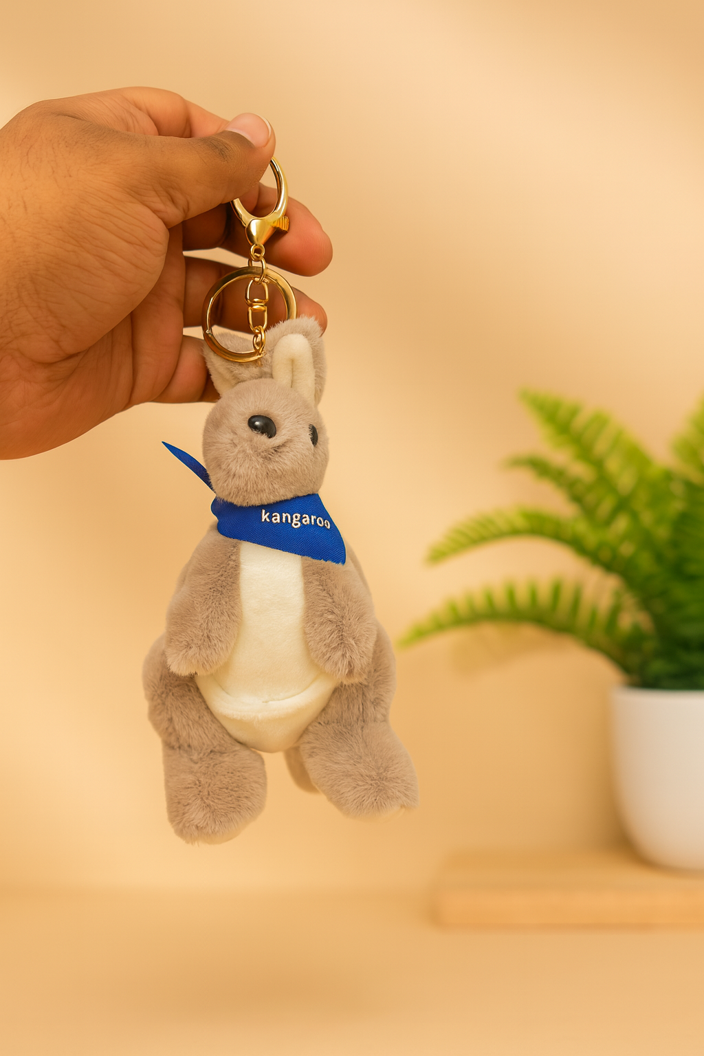 Cute Kangaroo Plush Bag Charm/Keychain