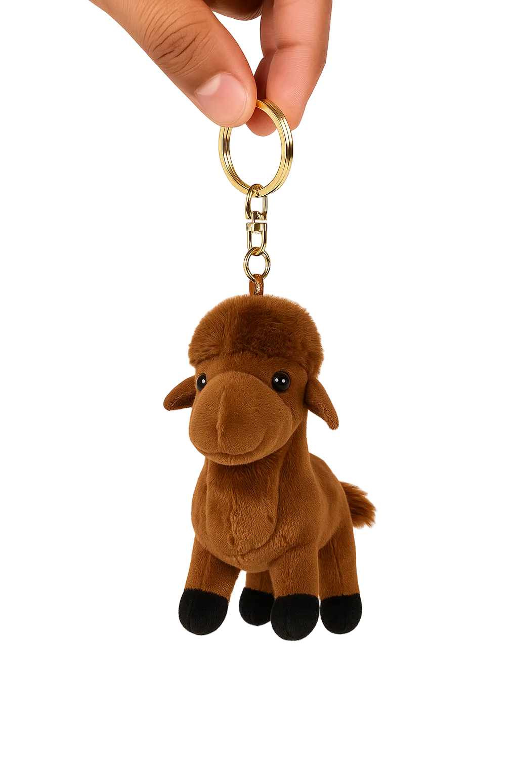 Camel Plush Bag Charm