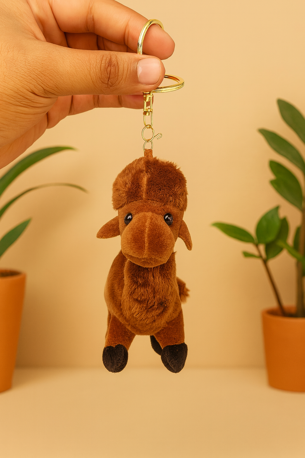 Cute Camel Plush Bag Charm/Keychain