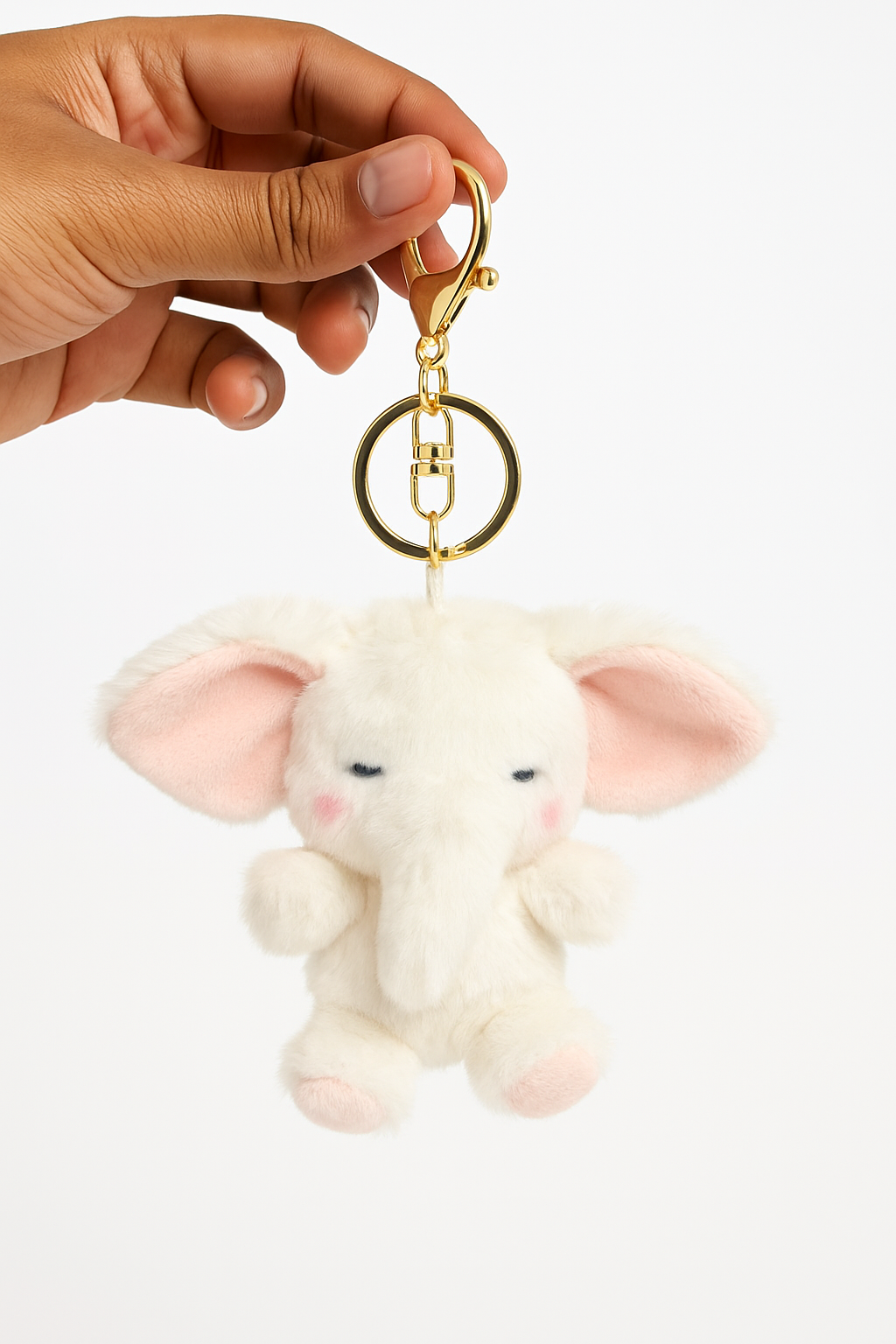 Cute Elephant Plush Bag Charm/Keychain